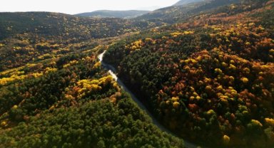 Karabük ormanları sonbahar renkleriyle ayrı güzelliğe büründü