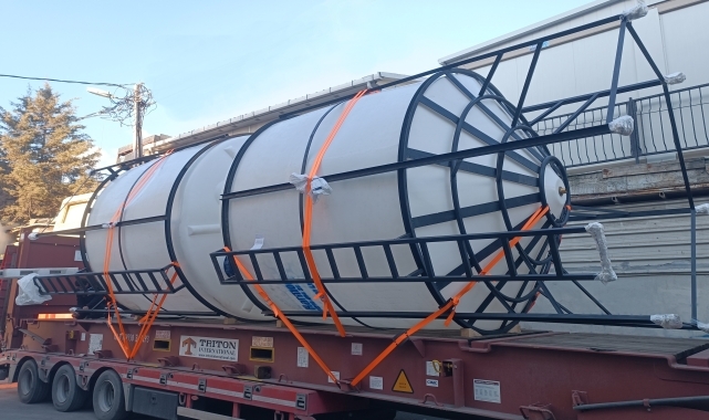 Karmod, Fas'a plastik silo depolama tankları ihraç etti