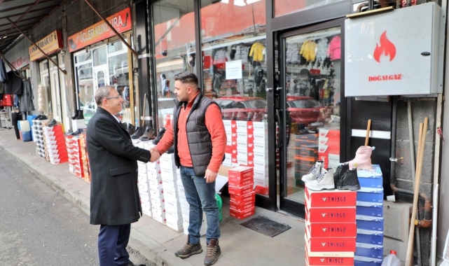 Kars Valisi Ziya Polat'tan esnaf ziyareti