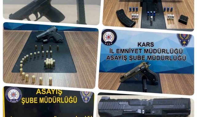 Kars'ta polis ruhsatsız silah taşıyanların kabusu oldu