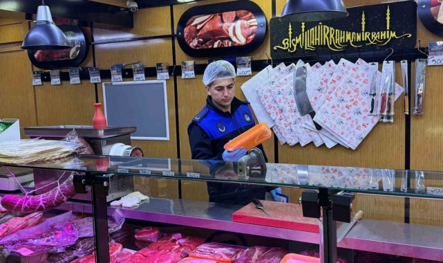 Kasap ve et reyonlarında denetim yapıldı