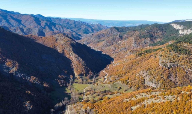 Kastamonu'da sonbaharın renkleri mest ediyor