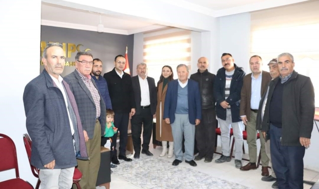 Kaymakam Kahveci siyasi partileri ziyaret etti