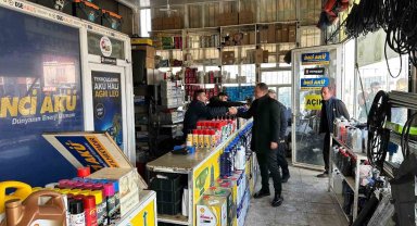 Kaymakam Koşansu sanayi esnafını ziyaret etti