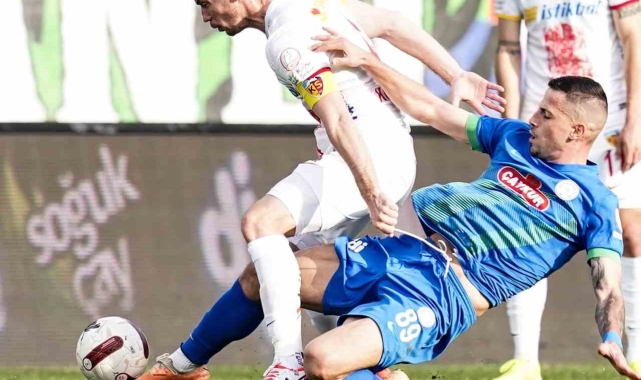 Kayserispor'un, Rize'de 15. randevusu