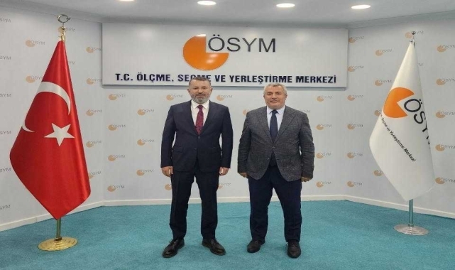 KBÜ Rektörü Kırışık, ÖSYM Başkanı Ersoy'u ziyaret etti
