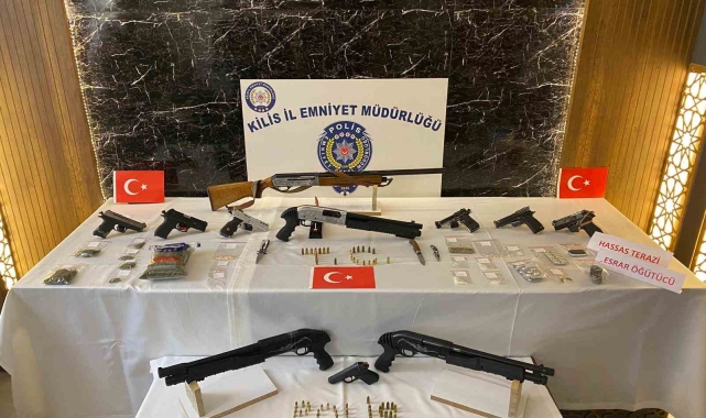 Kilis'te şok huzur-güven uygulaması: 12 şahıs tutuklandı