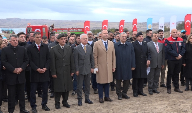Kırklareli'nde 20 bin fidan toprakla buluştu