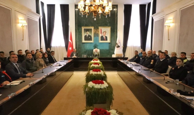 Kırklareli'nde Güvenlik ve Acil Durumlar Koordinasyon Toplantısı yapıldı