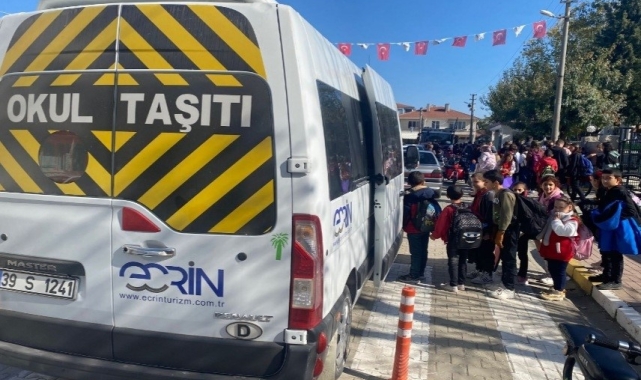 Kırklareli'nde okul servisleri denetlendi