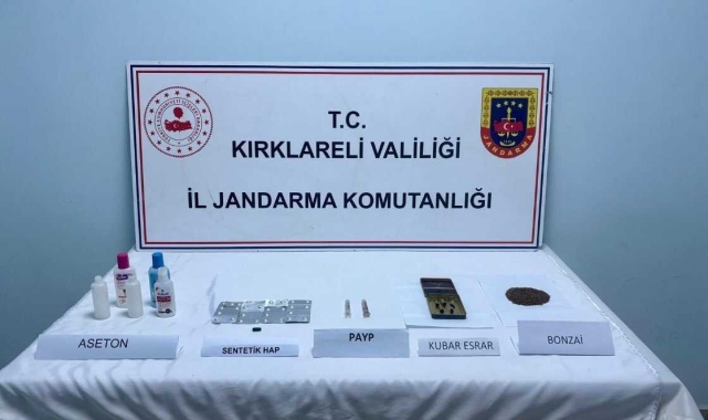 Kırklareli'nde uyuşturucu operasyonu: 12 gözaltı