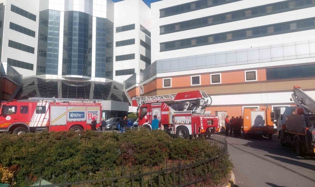 Kocaeli'de hastanede korkutan yangın