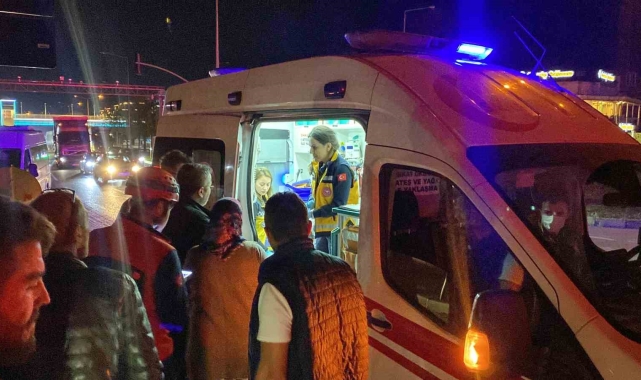 Kocaeli'de iki araç trafik ışıklarında çarpıştı: 1 yaralı