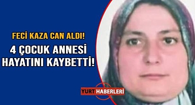 Komşuda feci kaza: 1 ölü, 1 yaralı
