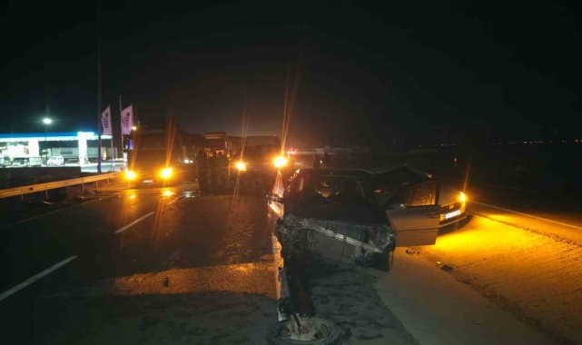Konya'da 5 aracın karıştığı zincirleme trafik kazası: 3 yaralı