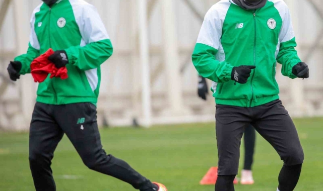Konyaspor'da, Hatayspor maçı hazırlıkları sürüyor