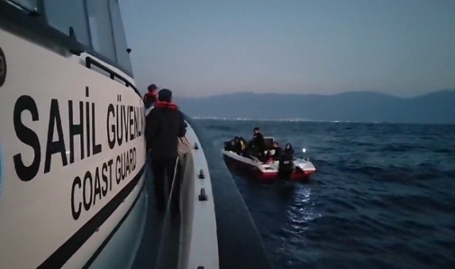 Kuşadası'nda 48 düzensiz göçmen kurtarıldı
