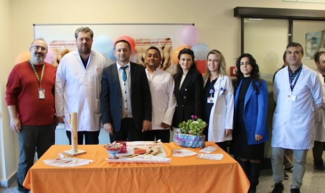 Kütahya Şehir Hastanesi'nde organ ve doku bağışı bilgilendirme stantı