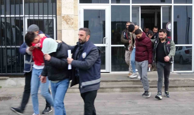 Kütahya'da 13 şüpheli adliyeye sevk edildi