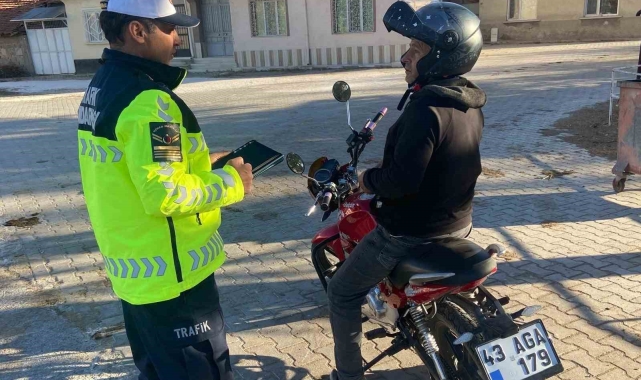 Kütahya'da motosiklet ve motorlu bisikletlere yönelik özel denetim