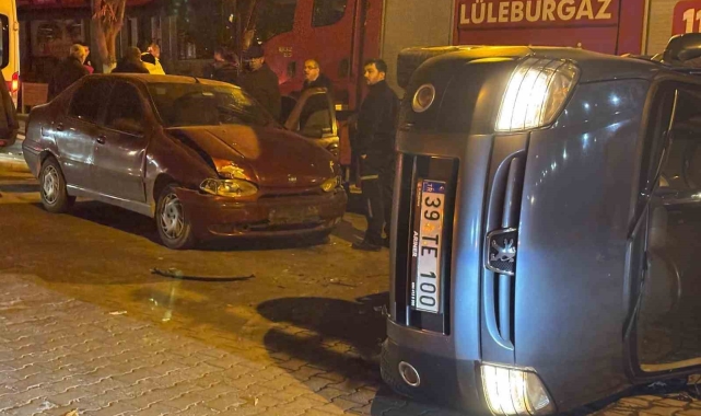 Lüleburgaz'da trafik kazası: 1 yaralı