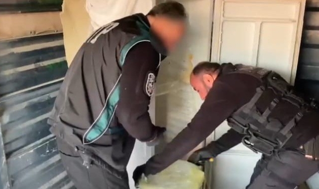 Malatya'da buzdolabında 11 kilo 650 gram skunk ele geçirildi