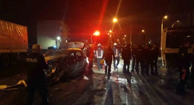 Malatya'da halk otobüsü ile otomobil çarpıştı: 1 ölü