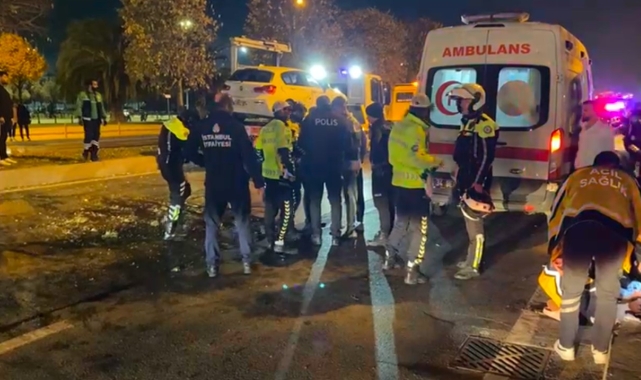 Maltepe'de trafik kazası: 4 yaralı