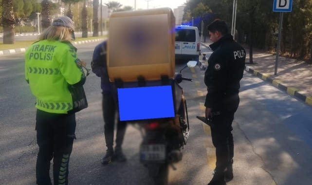 Manisa'da 46 motosiklet trafikten men edildi