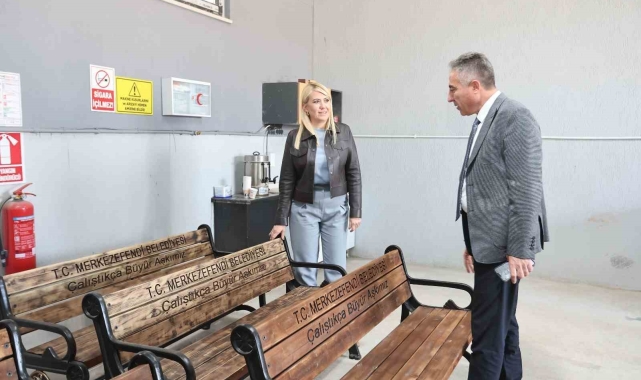 Merkezefendi bahçe mobilyaları üretim merkezi faaliyete başladı