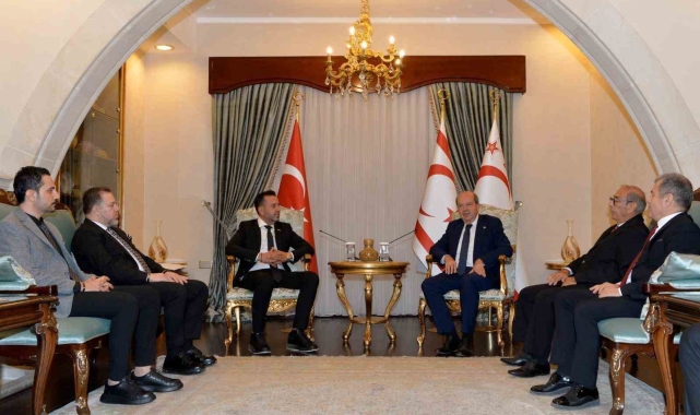Mersin GİAD yönetimi Cumhurbaşkanı Ersin Tatar ile görüştü