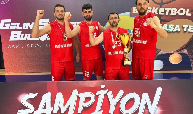 Mersin Milli Eğitim Müdürlüğü, basketbolda Türkiye ikincisi oldu