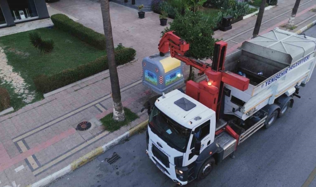 Mersin Yenişehir'de sessiz çöp toplama dönemi başladı