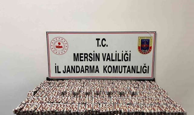 Mersin'de 25 bin adet uyuşturucu hap ele geçirildi