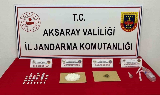 Mersin'den Aksaray'a uyuşturucu sevkiyatını jandarma engelledi