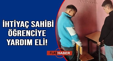 Meslek lisesi öğrencilerinden kalpleri ısıtan yardım