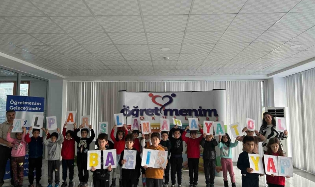 Minik yüreklerden Alpaslan'a anlamlı destek