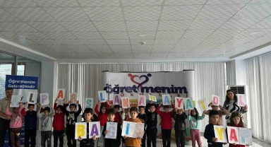 Minik yüreklerden Alpaslan'a anlamlı destek