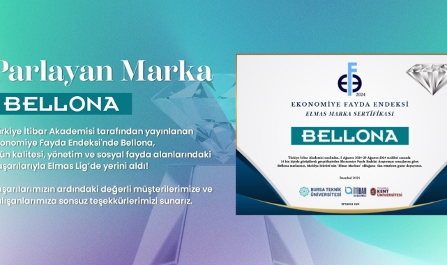 Mobilya sektörünün elmas markası 'Bellona'