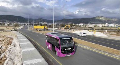 Mor otobüsler ve mor duraklar hizmete giriyor