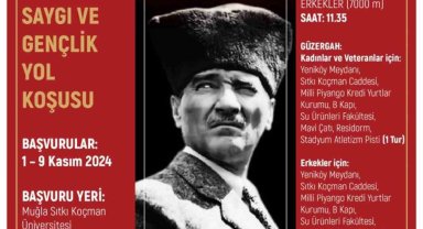 MSKÜ 31'inci Atatürk'e Saygı Gençlik Yol koşusu Pazar günü