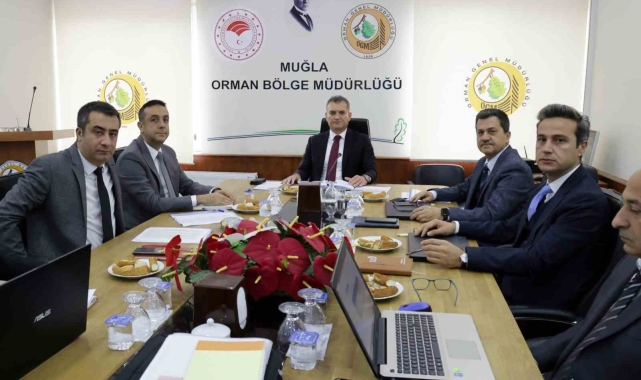 Muğla Orman Bölge Müdürlüğü'nde değerlendirme toplantısı düzenlendi