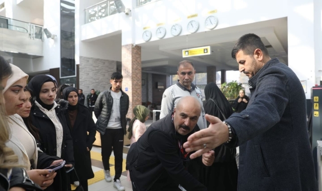 Mülkiyet, Koruma ve Güvenlik Bölümü öğrencilerine uygulamalı eğitim verildi