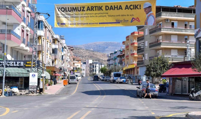 Mut'un yolları yenilendi