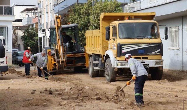 Nazilli'de 2024 yılı için planlanan yol çalışmaları bir bir tamamlanıyor