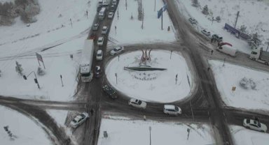 Nevşehir'de okullar tatil edildi