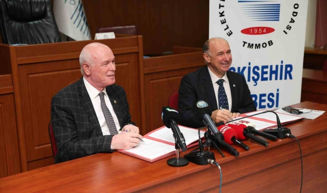 Odunpazarı Belediyesi ve EMO Eskişehir Şubesi'nden örnek protokol