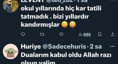 Okullar tatil edildi, öğrencilerden gelen mesajlar güldürdü