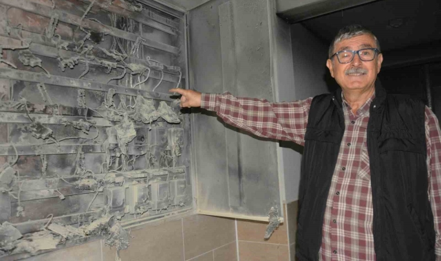 Ordu'da 6 katlı apartmanda pano yandı, 5 kişi dumandan etkilendi