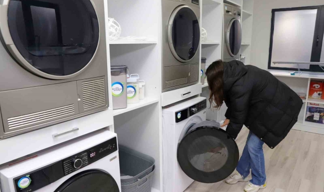 Ordu'da üniversite öğrencileri için çamaşırhane açıldı